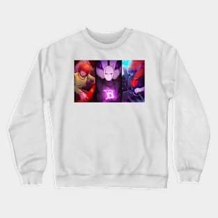 Glitchtale Chara, Gaster and Undyne Crewneck Sweatshirt